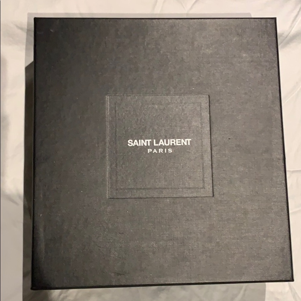 Saint Laurent suede booties